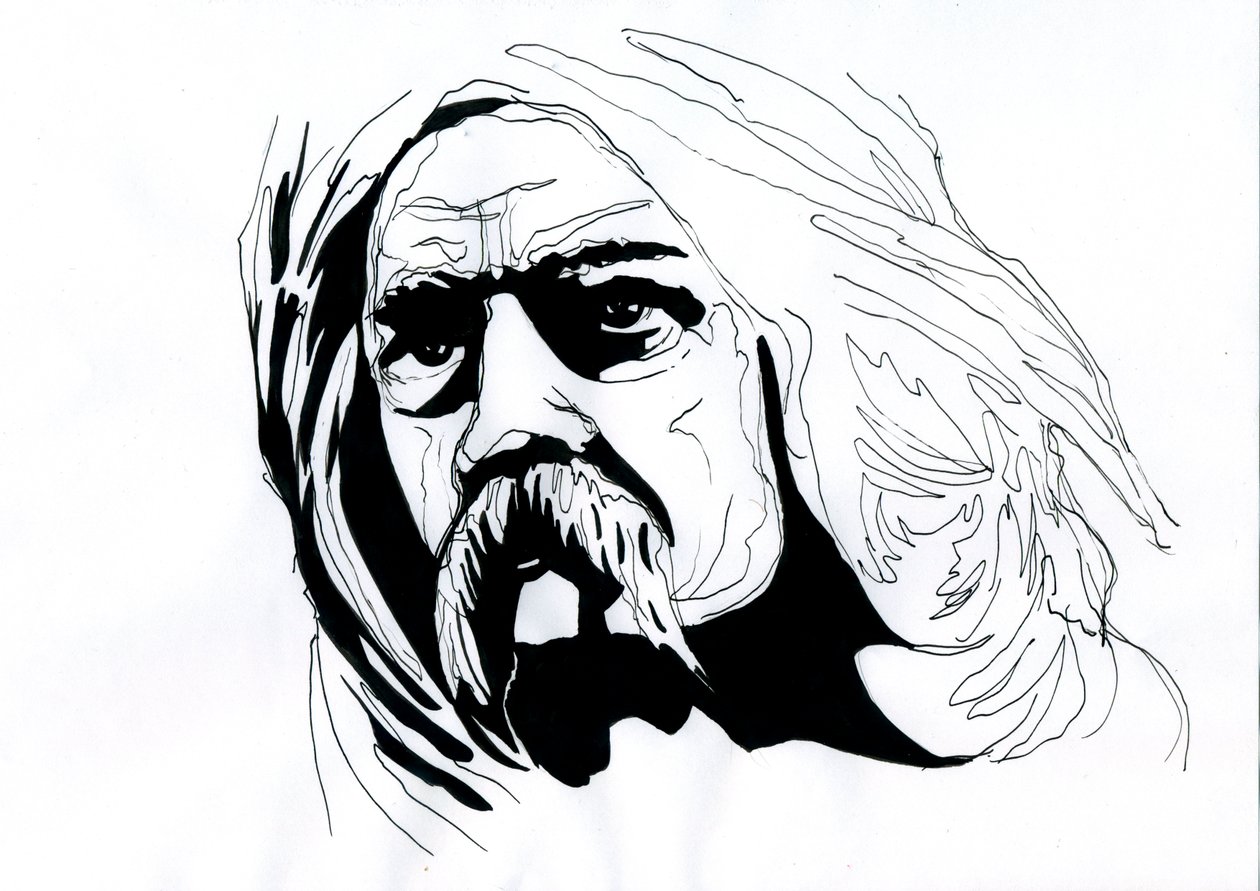Retrato de Vercingetorix (72-46 a.C.), chefe da federação arverne dos povos gálicos (Retrato do chefe da tribo Arverni Vercingetorix) de Alessandro Lonati