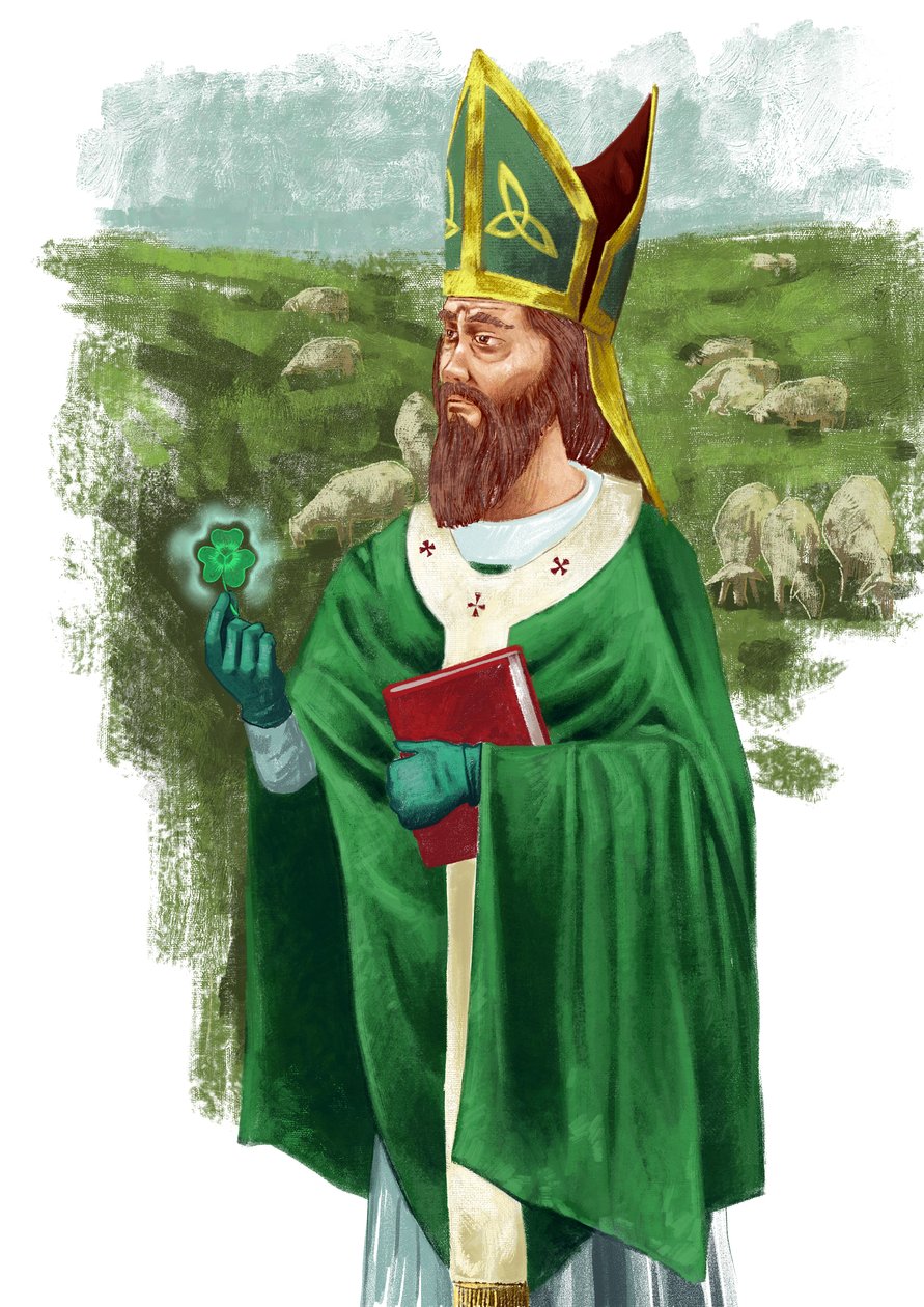 Dia de São Patrício (ilustração) de Alessandro Lonati