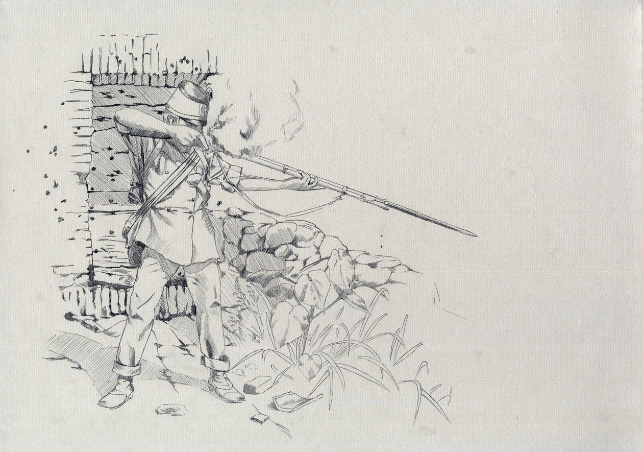Segundo Império (1852-1870): soldado de infantaria, soldado do exército austríaco, Austro-Húngaro (Austro-Hungariano) de Alessandro Lonati