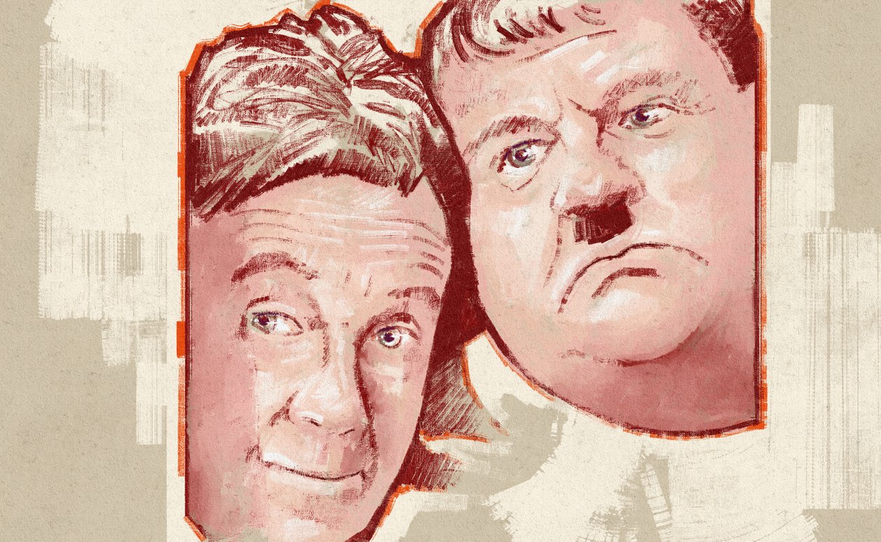 Stan Laurel e Oliver Hardy (ilustração) de Alessandro Lonati