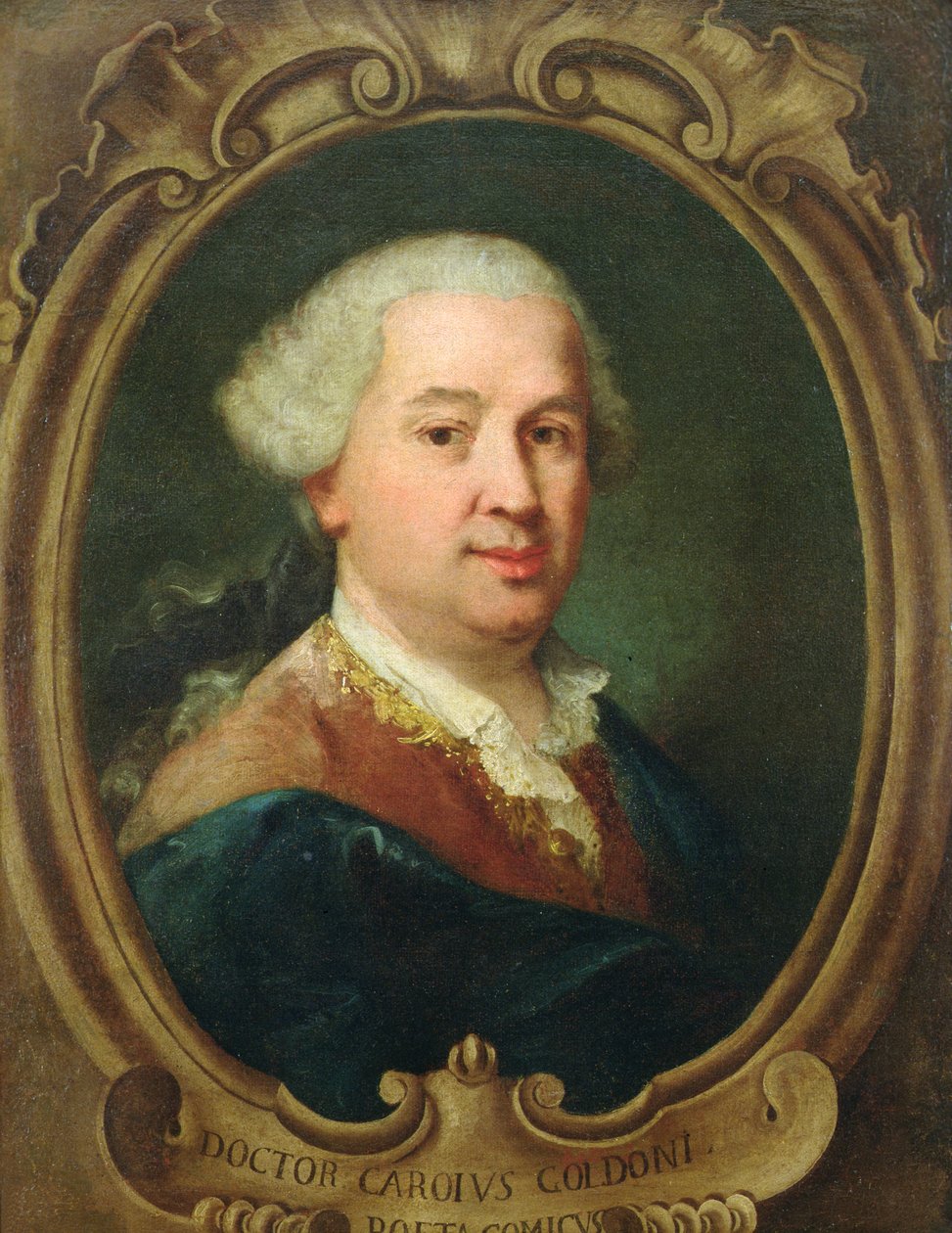 Retrato de Carlo Goldoni (1707-93) de Alessandro Longhi