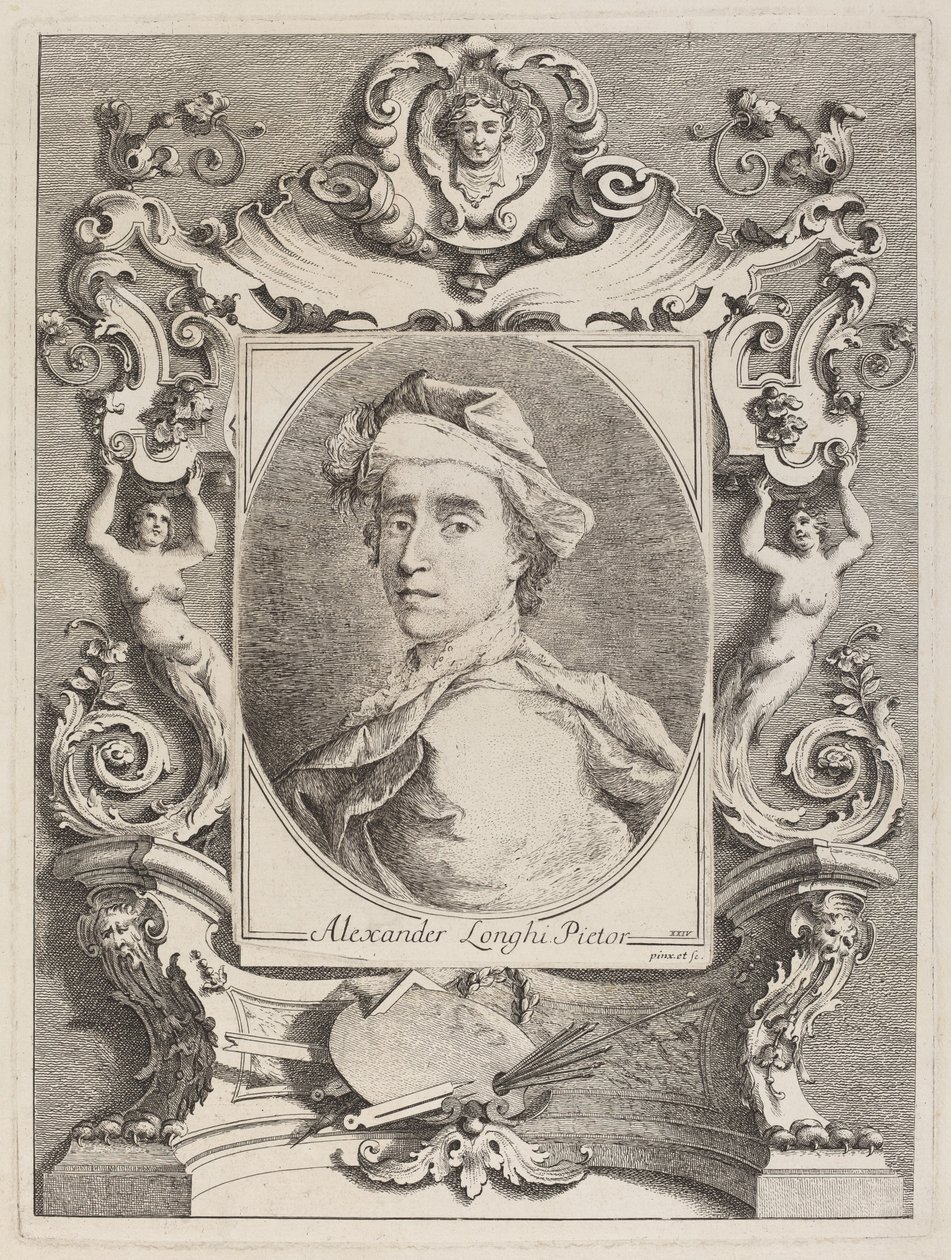 Auto-retrato de Alessandro Longhi