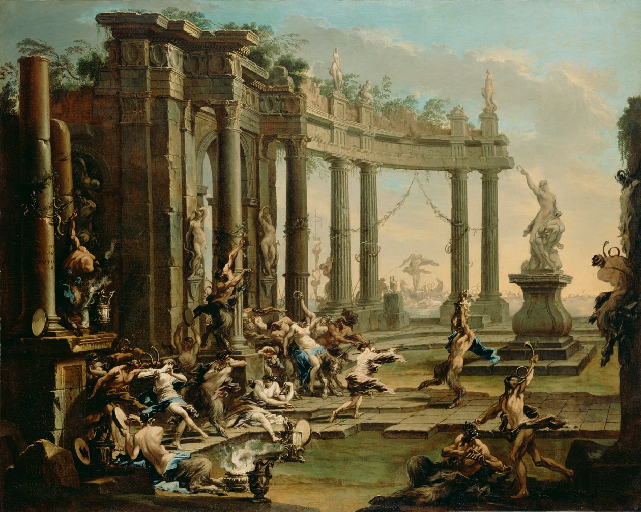Bacchanale, c.1720-30 de Alessandro Magnasco
