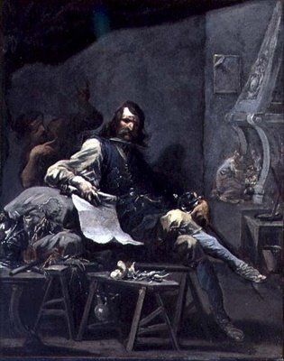 Sátira sobre um Nobre na Miséria de Alessandro Magnasco