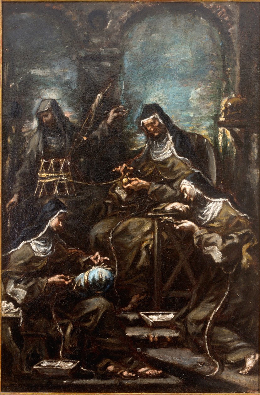 Freiras giratórias de Alessandro Magnasco