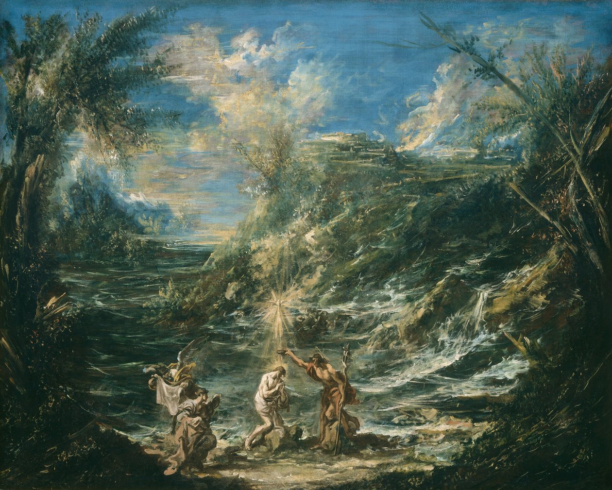 O Batismo de Cristo de Alessandro Magnasco