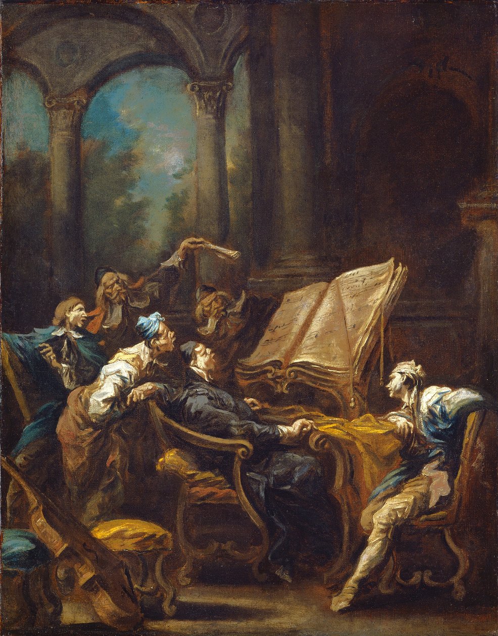 Os Coristas de Alessandro Magnasco