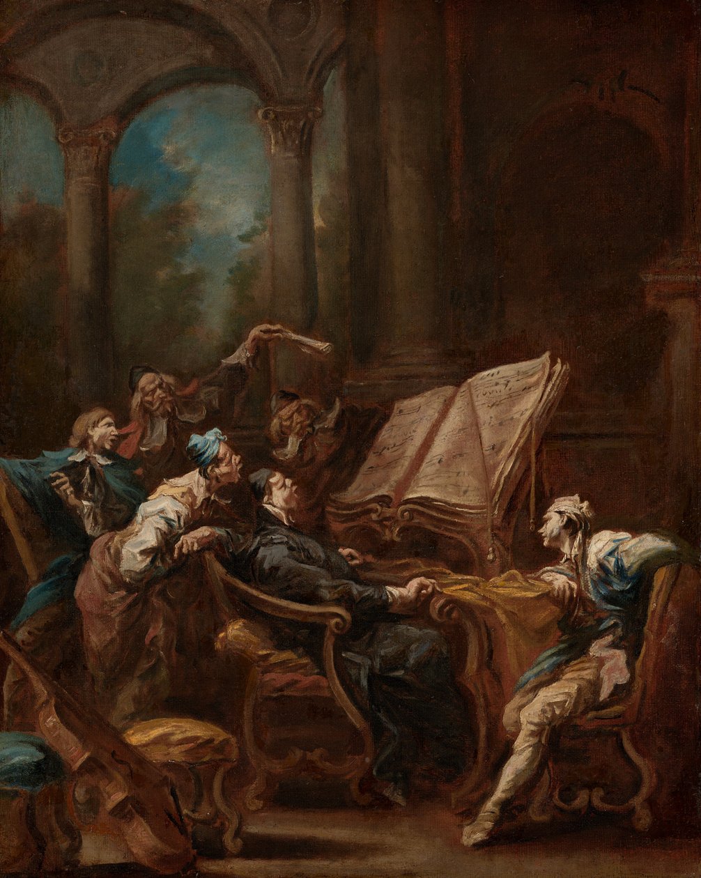 Os coristas de Alessandro Magnasco