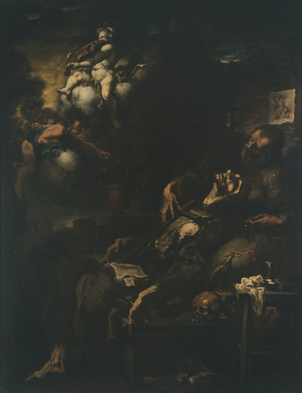 O êxtase de São Francisco de Alessandro Magnasco