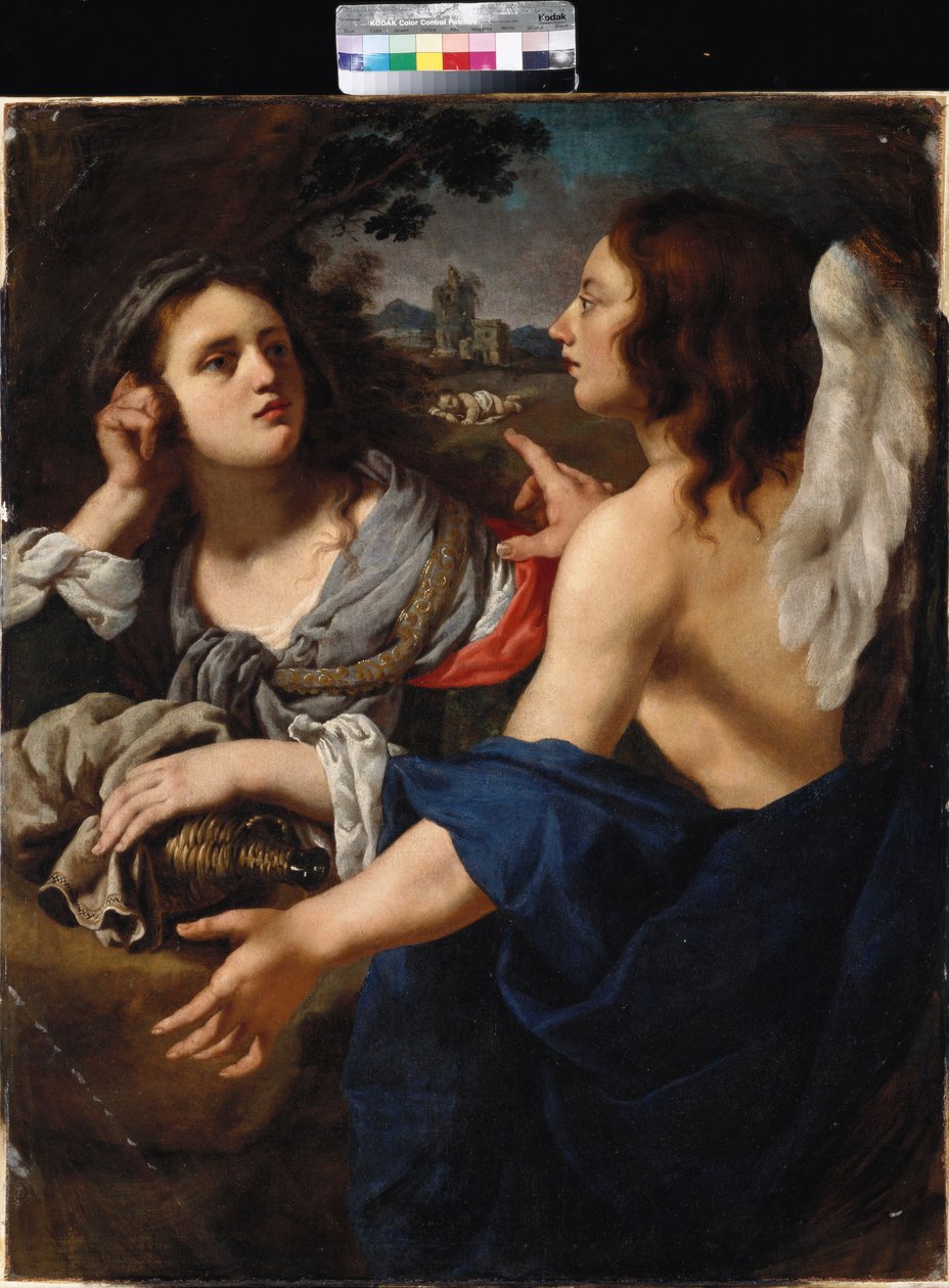 Hagar e o anjo de Alessandro Rosi