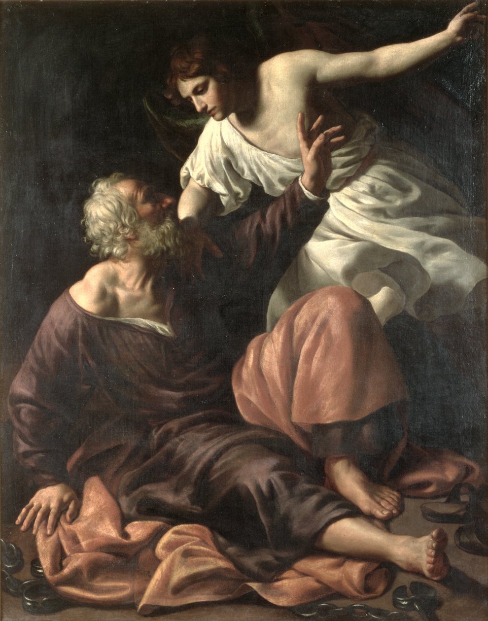 A libertação de São Pedro de Alessandro Turchi