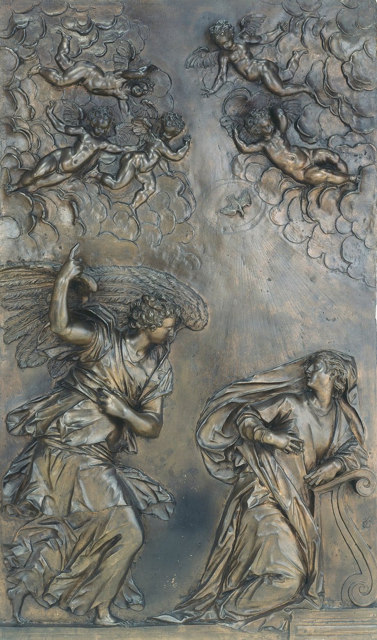 A Anunciação, c. 1583. de Alessandro Vittoria