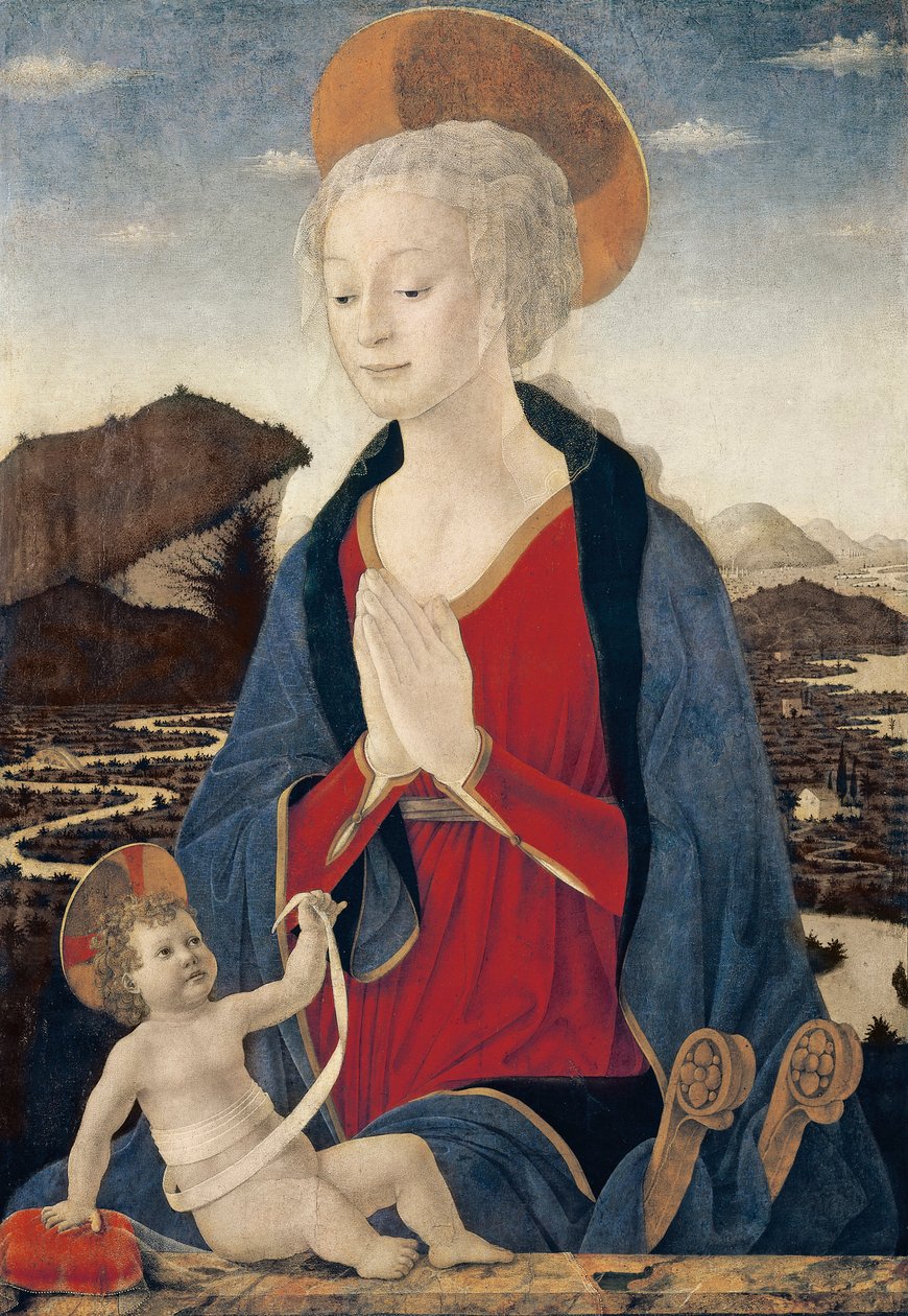 Madonna com Criança de Alessio Baldovinetti