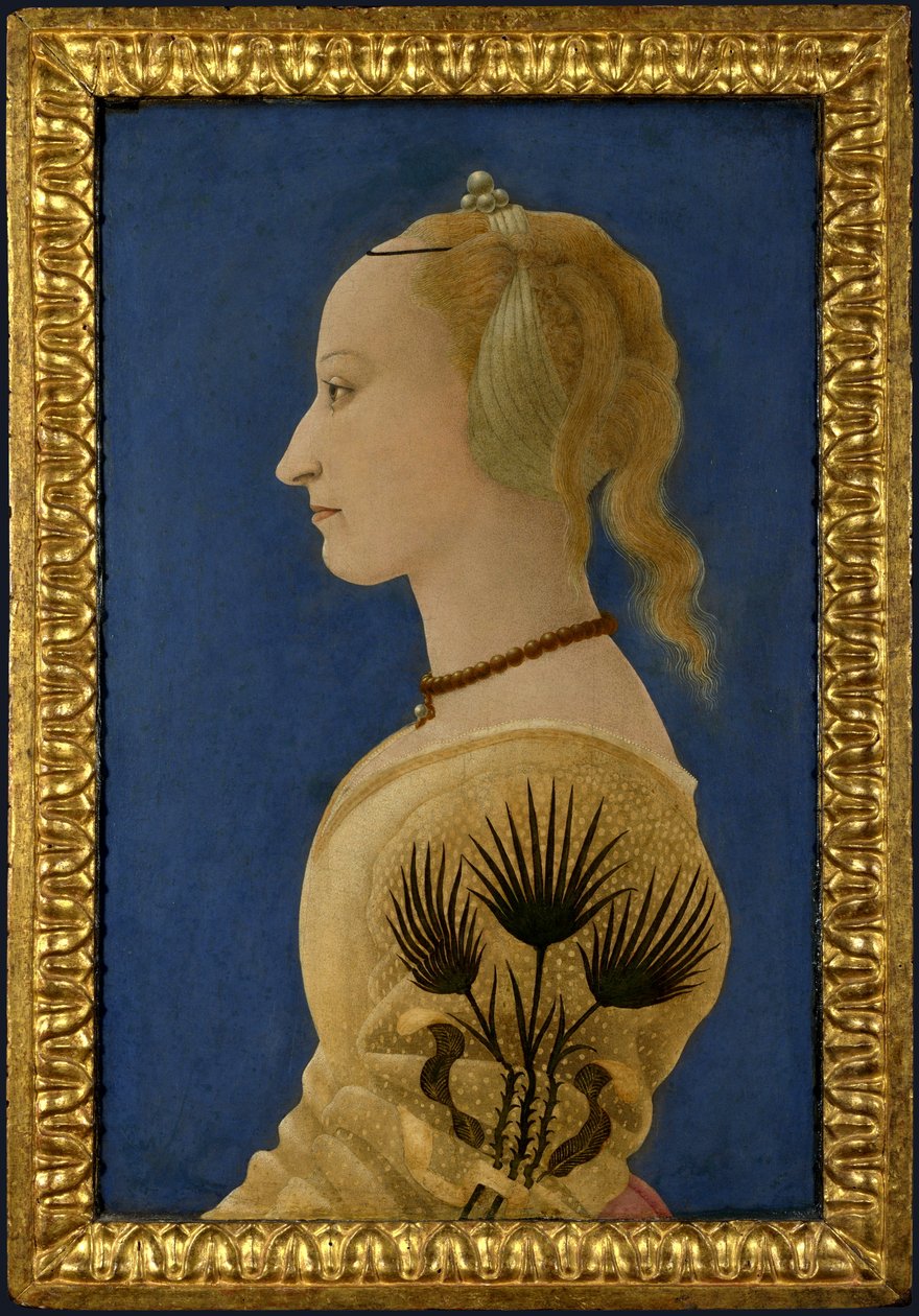 Retrato de uma senhora de Alesso Baldovinetti