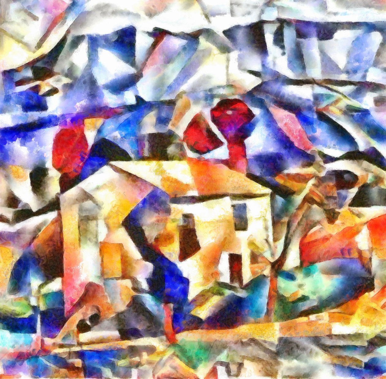 Esboço (paisagem IV), 2017, de Alex Caminker