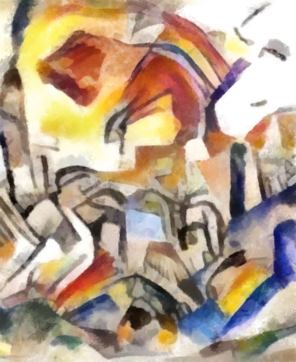 Acima da cidade, 2016. de Alex Caminker