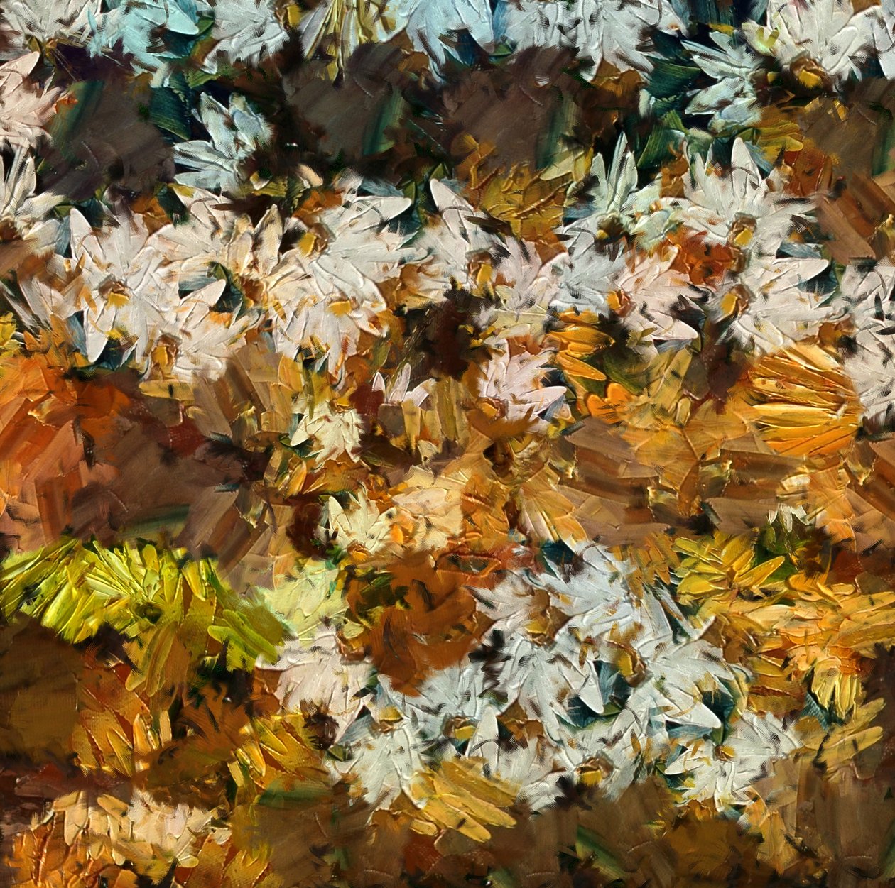 Camomila,2019,(meios mistos) de Alex Caminker