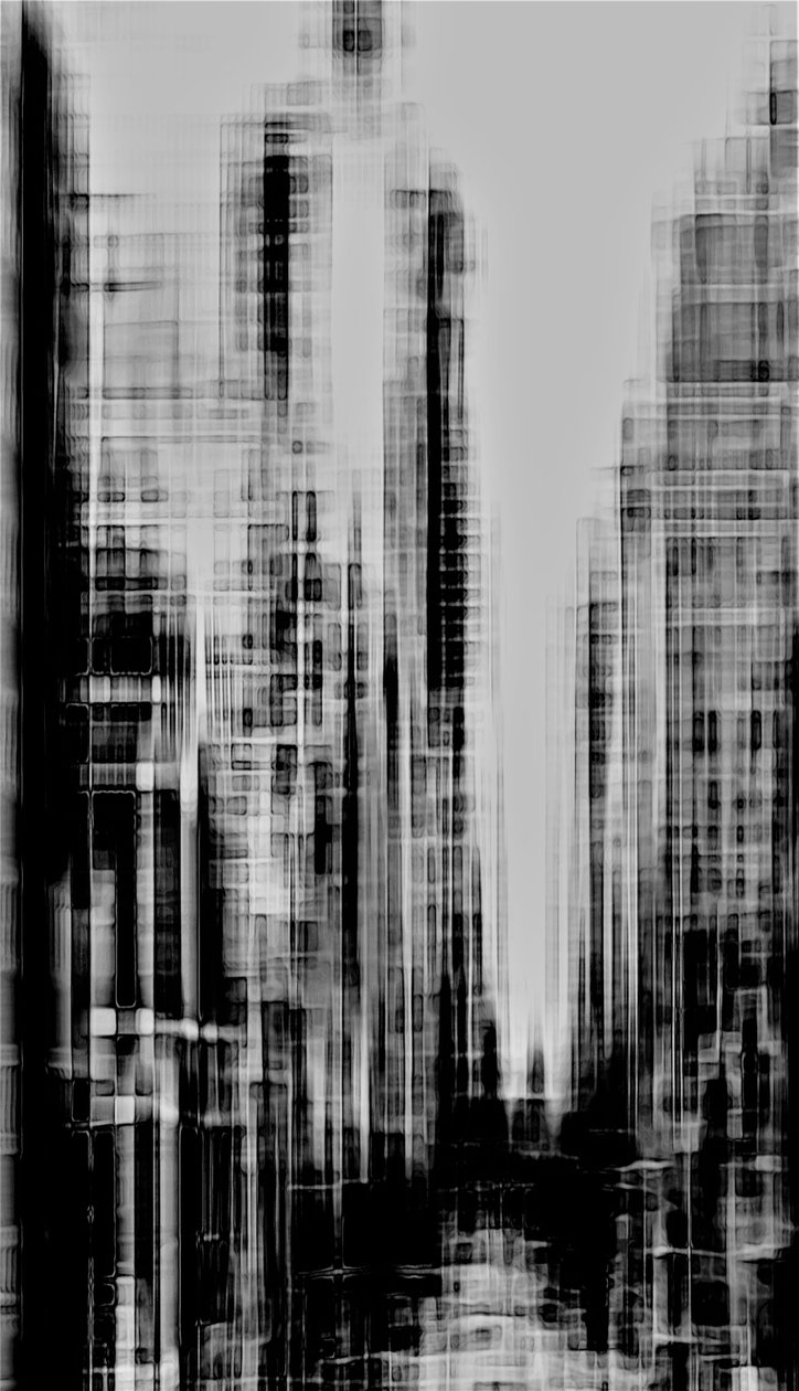 Cidade, 2020 (mídia mista) de Alex Caminker