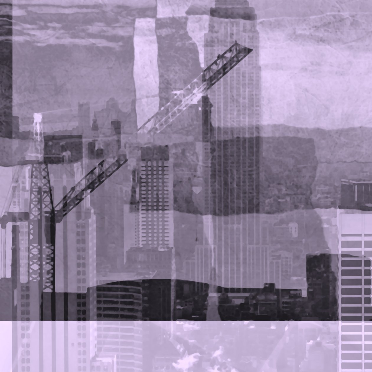 Cityscape,2019,(mixed media;collage;found object) de Alex Caminker