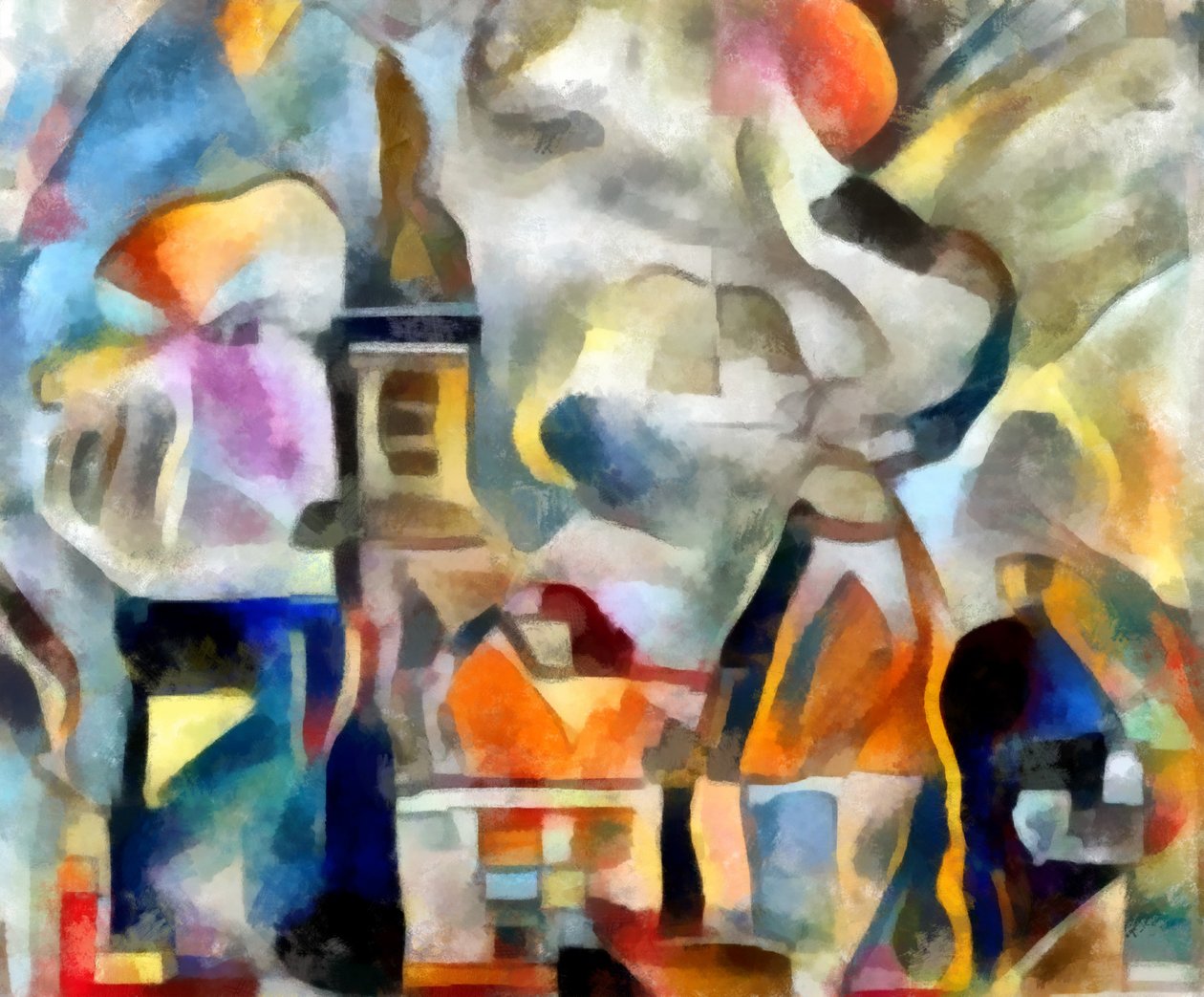 igreja, 2017, (mídia mista) de Alex Caminker