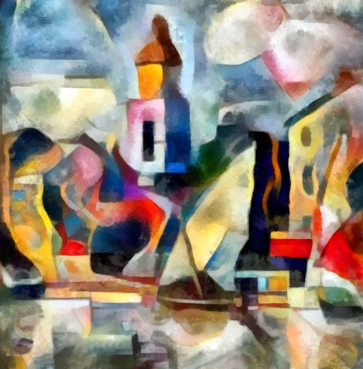 igreja nas colinas, 2017, (mídia mista) de Alex Caminker