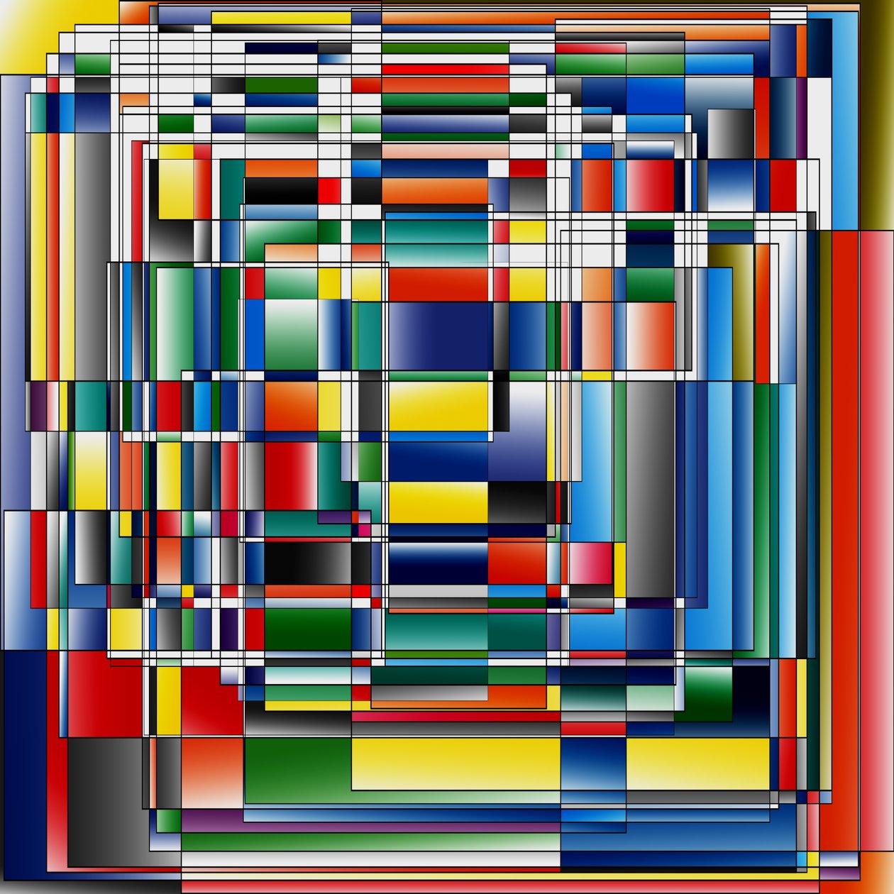 corpúsculos,2019,(gradiente) de Alex Caminker