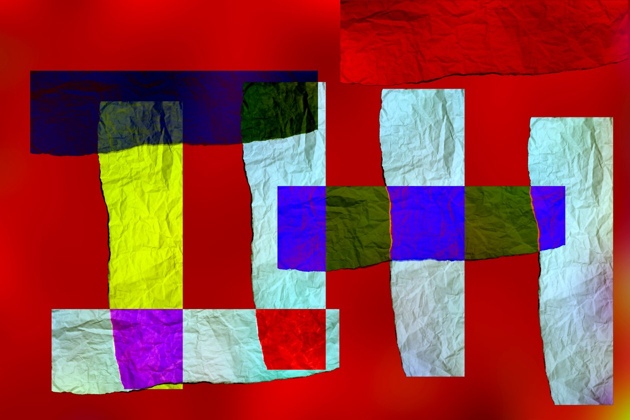 etude #10,2019,(mixed media) de Alex Caminker