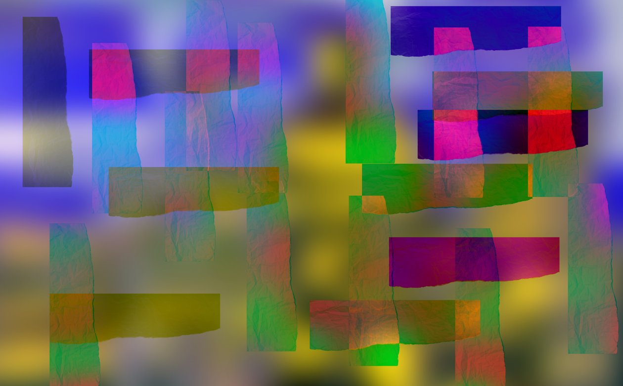 etude #15,2019,(mixed media) de Alex Caminker