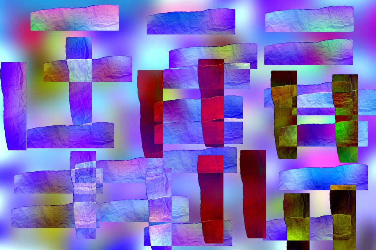 etude #16,2019,(mixed media) de Alex Caminker