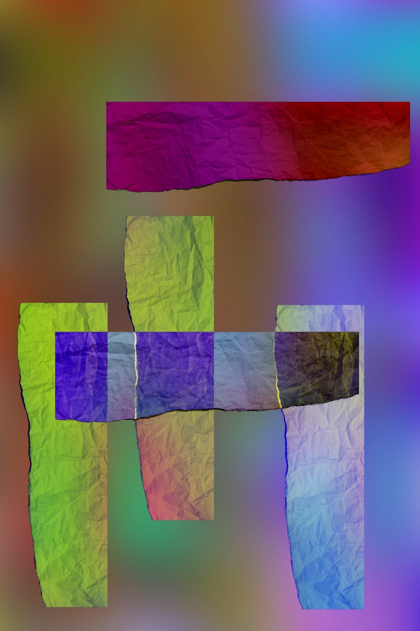 etude ,2019,(mixed media) de Alex Caminker