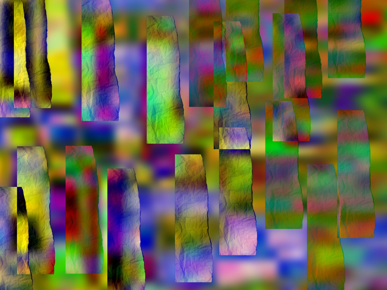 etude #23,2019,(mixed media) de Alex Caminker