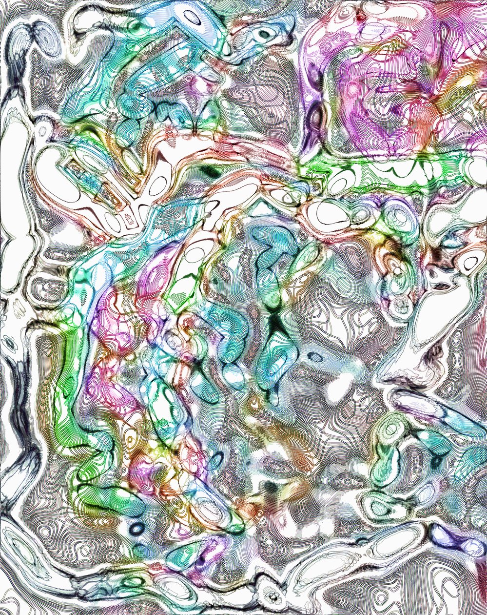 etude II,2019,(digital) de Alex Caminker