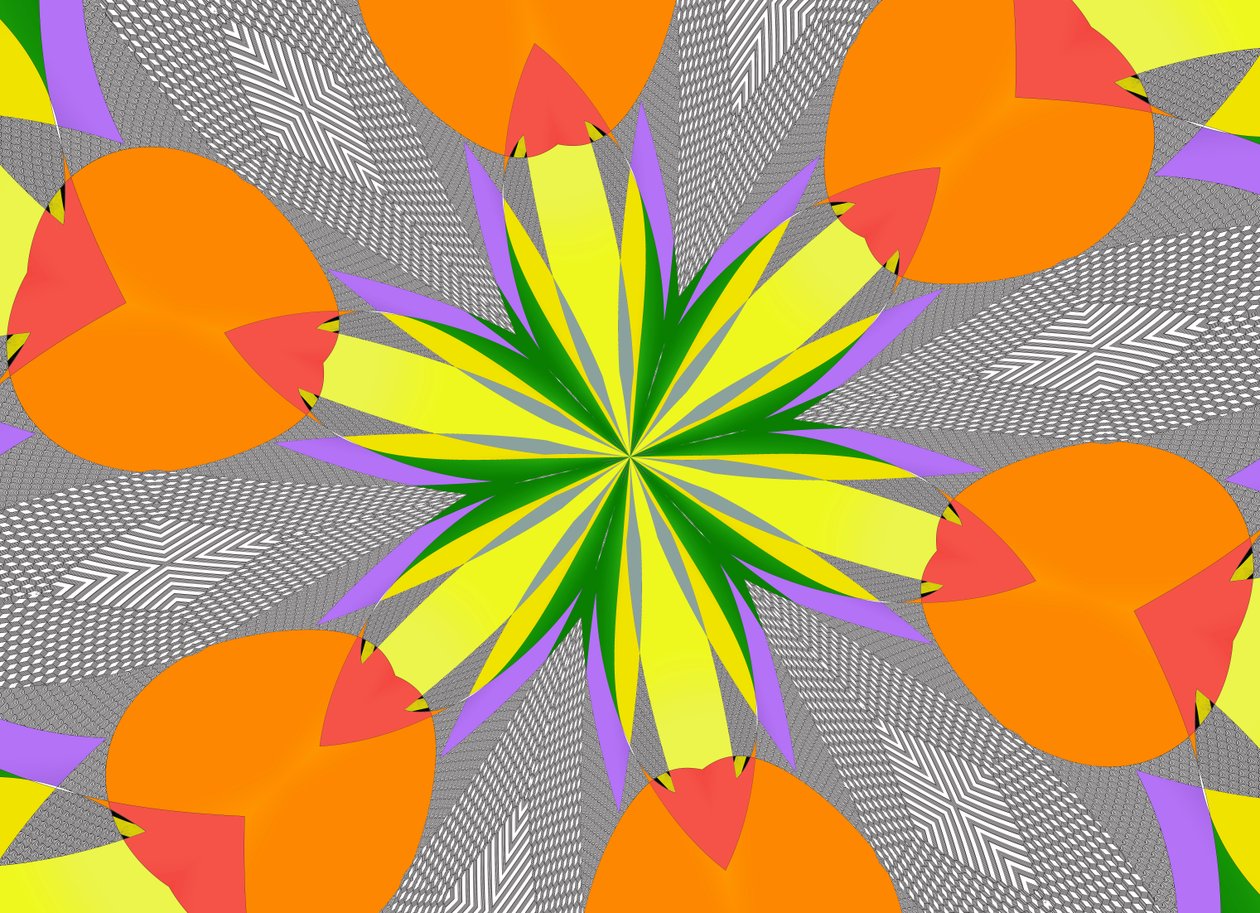flores #108.2019,(mistura de meios) de Alex Caminker