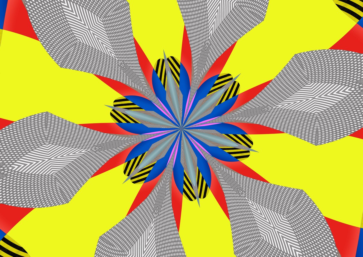 flores #114.2019,(mistura de meios) de Alex Caminker