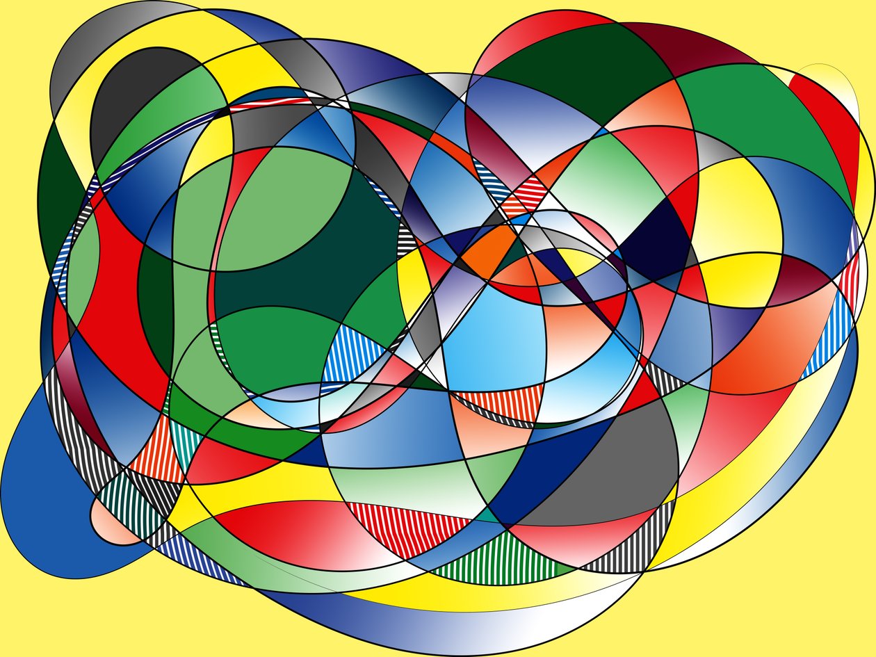 forma de vida,2019,(gadient) de Alex Caminker