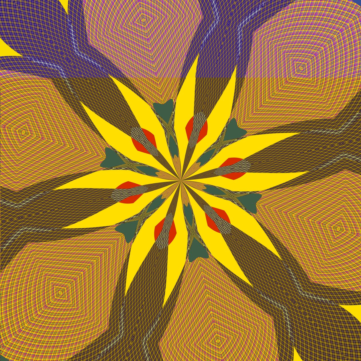 lírio e sombra,2019,(meios mistos) de Alex Caminker
