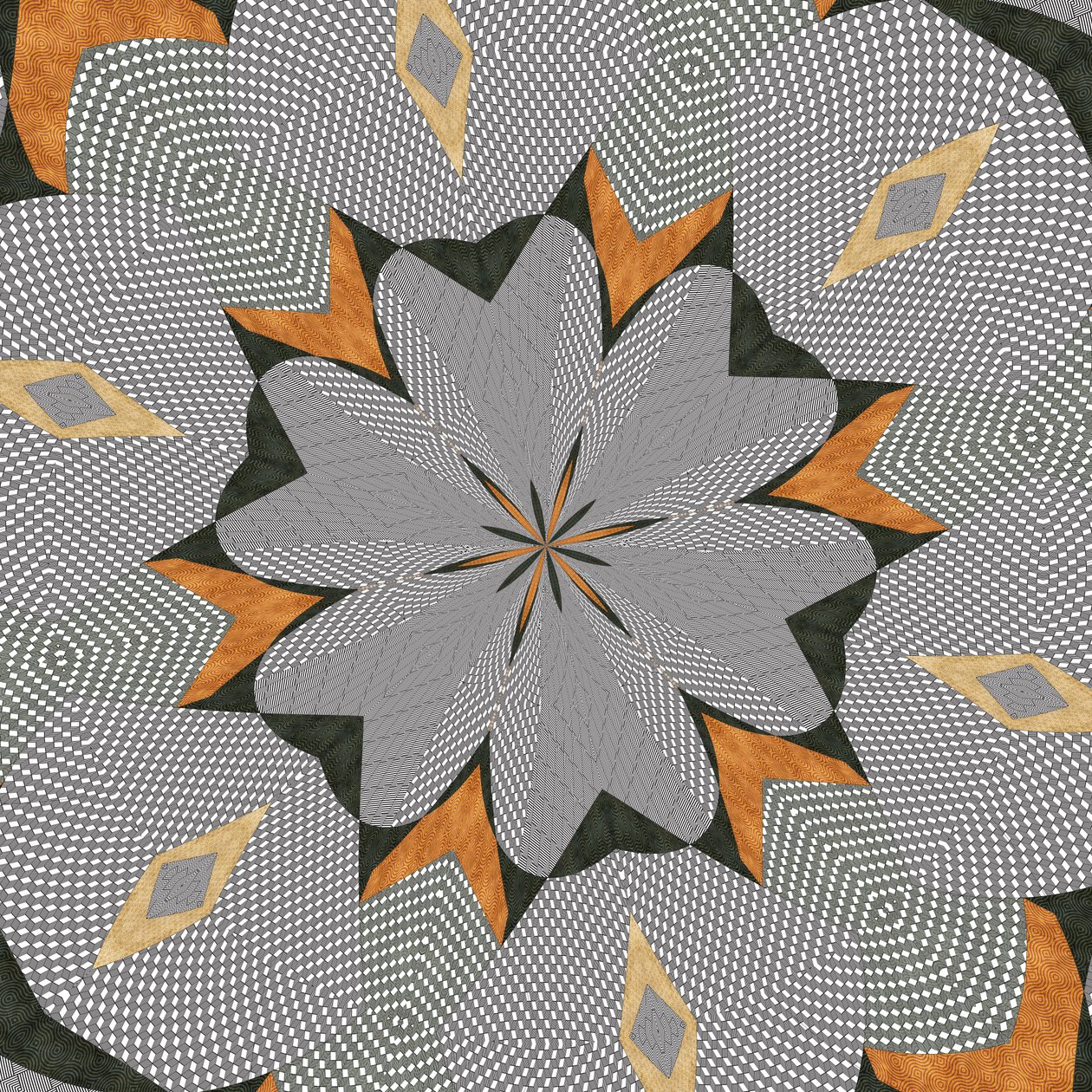ornamento #70,2019,(mixed media) de Alex Caminker