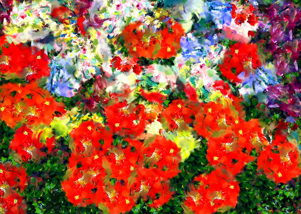 poppy,2019,(mixed media) de Alex Caminker