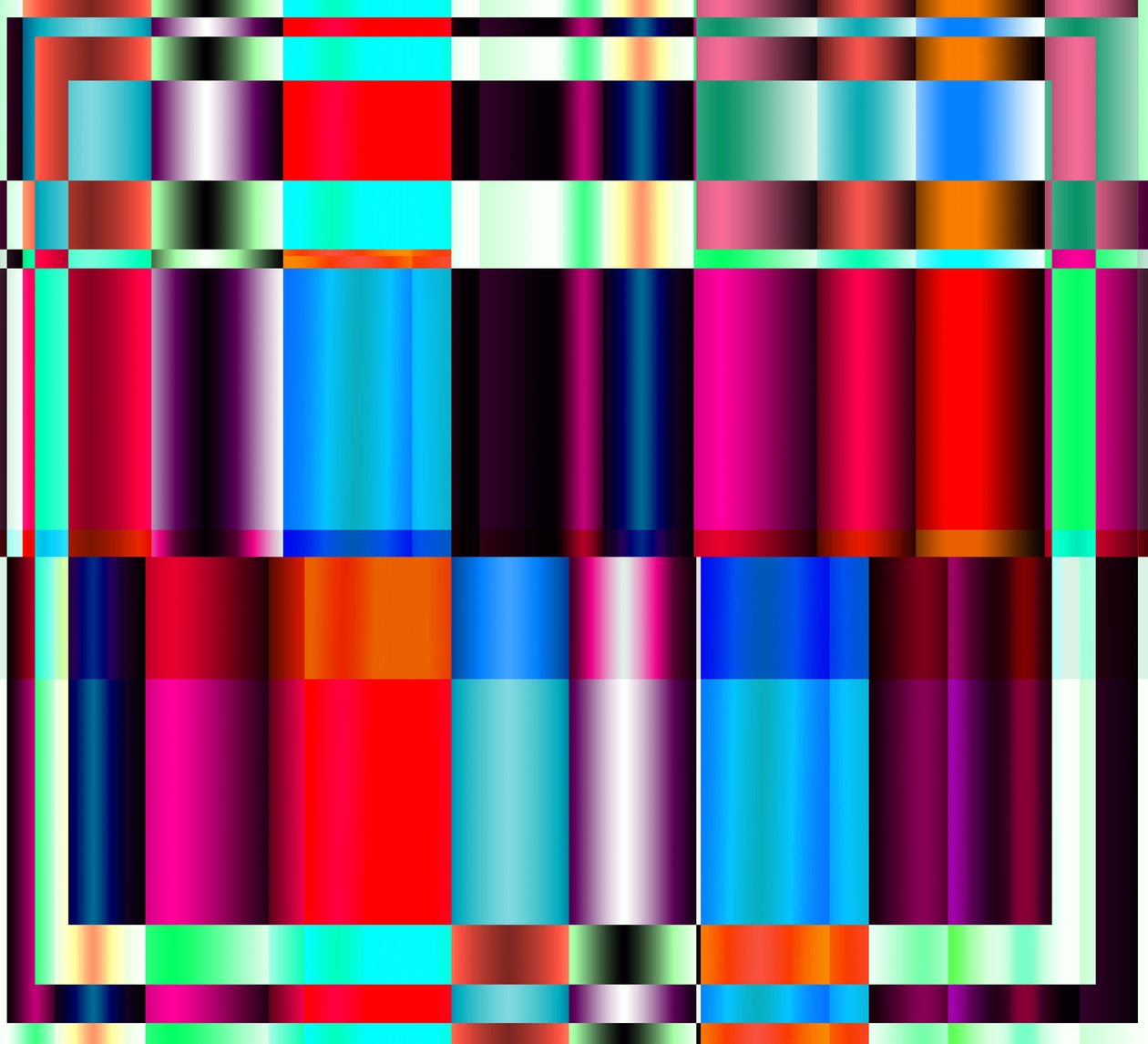 rádio (vermelho),2017,(gradiente) de Alex Caminker