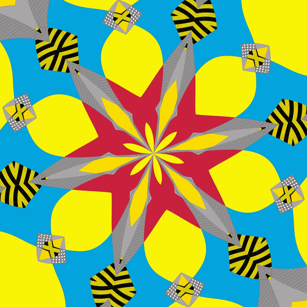 simetria #11,2019,(mixed media) de Alex Caminker