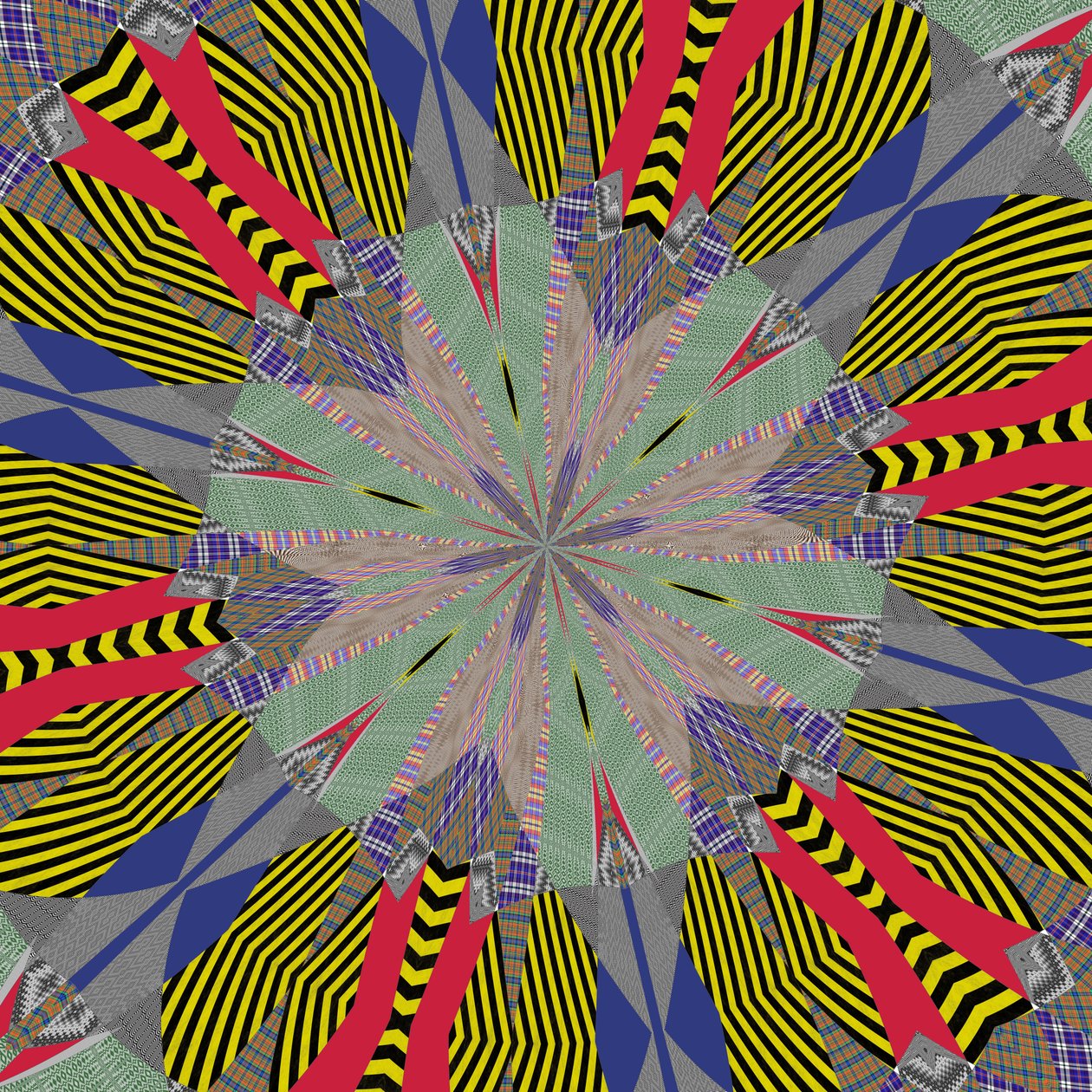 simetria #24,2019,(mixed media) de Alex Caminker