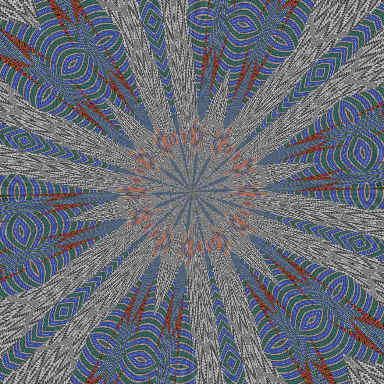 simetria #25,2019,(mixed media) de Alex Caminker