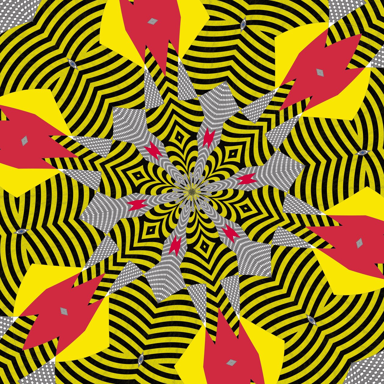 simetria #5,2019,(mixed media) de Alex Caminker