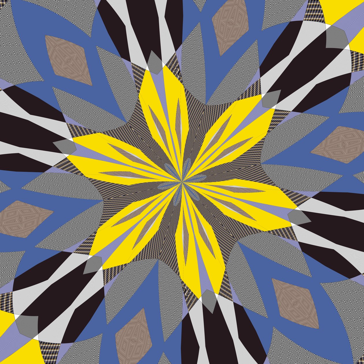 simetria #55,2019,(mixed media) de Alex Caminker
