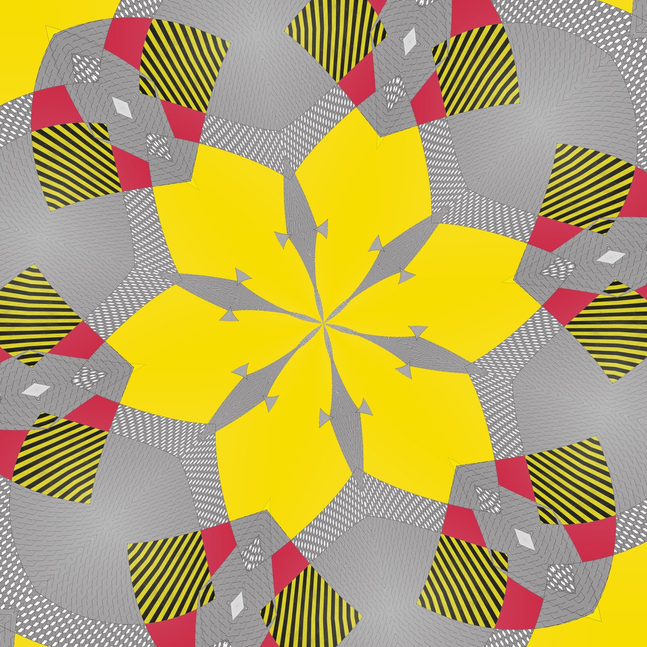 simetria #9,2019,(mixed media) de Alex Caminker