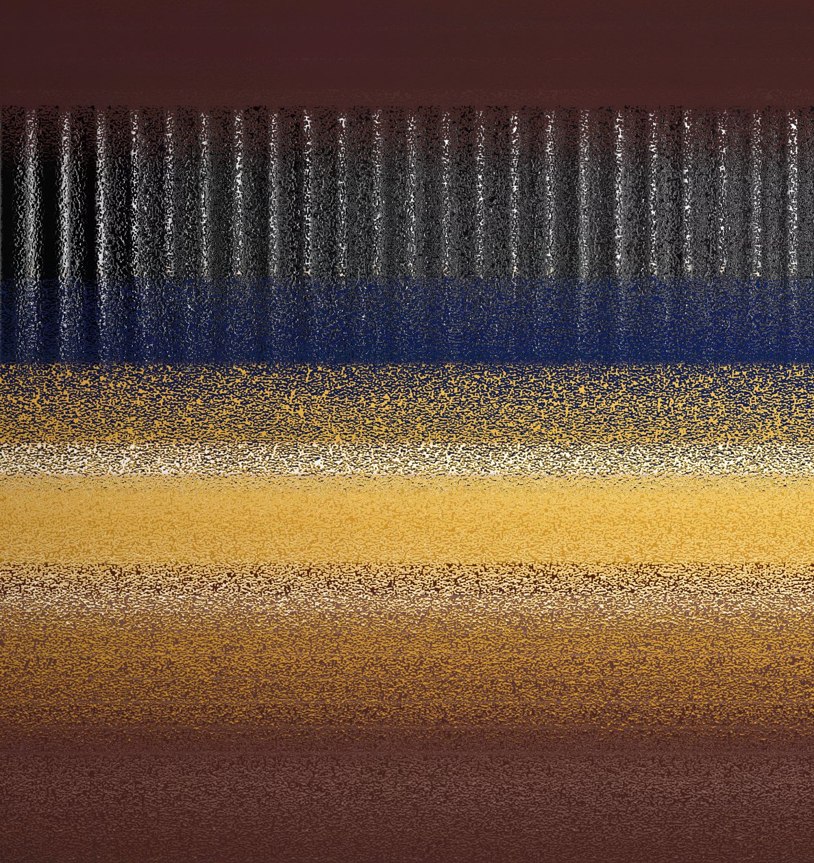 a relva à noite,2017,(digital) de Alex Caminker