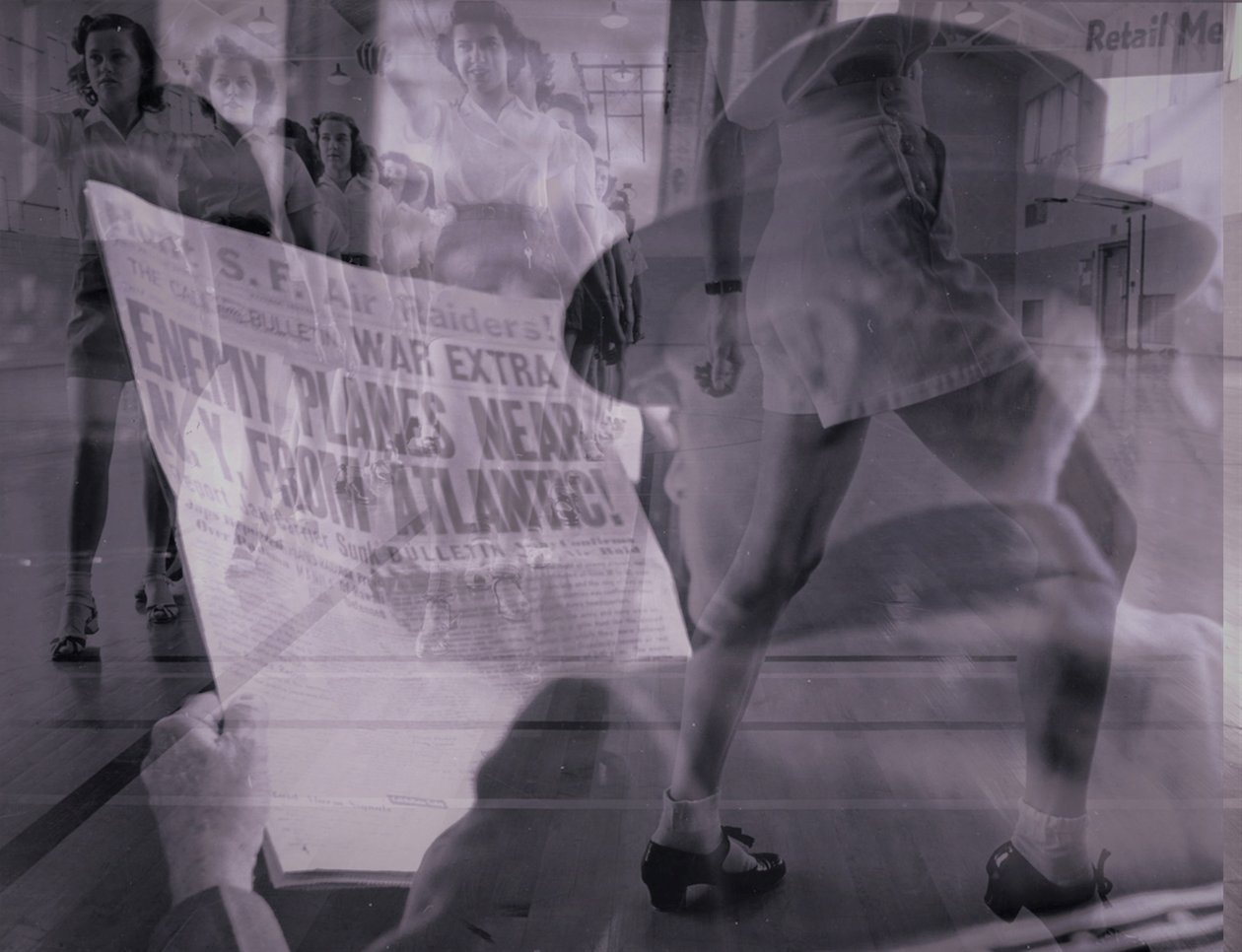 pensamentos,2019,(colagem) de Alex Caminker