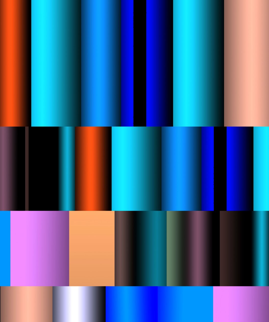 mecanismo tubular,2017,(gradiente) de Alex Caminker
