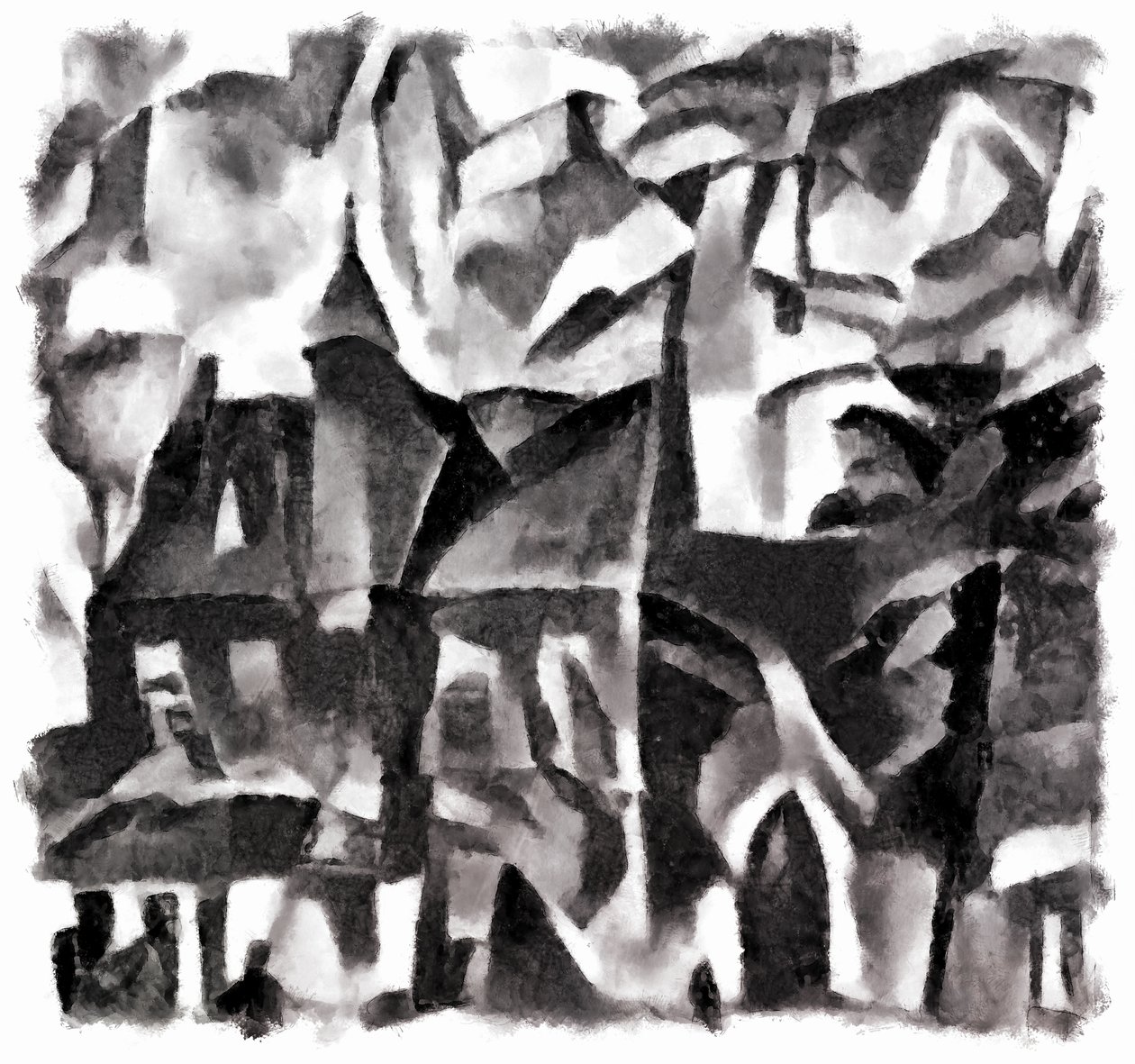 vista (preto)  3,2016, de Alex Caminker