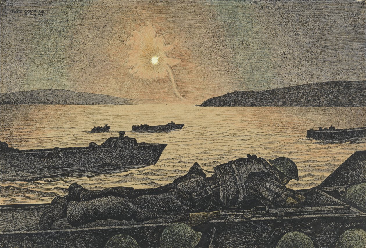 Um foguete alemão de Alex Colville